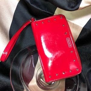 Coach Patent Leather Wristlet